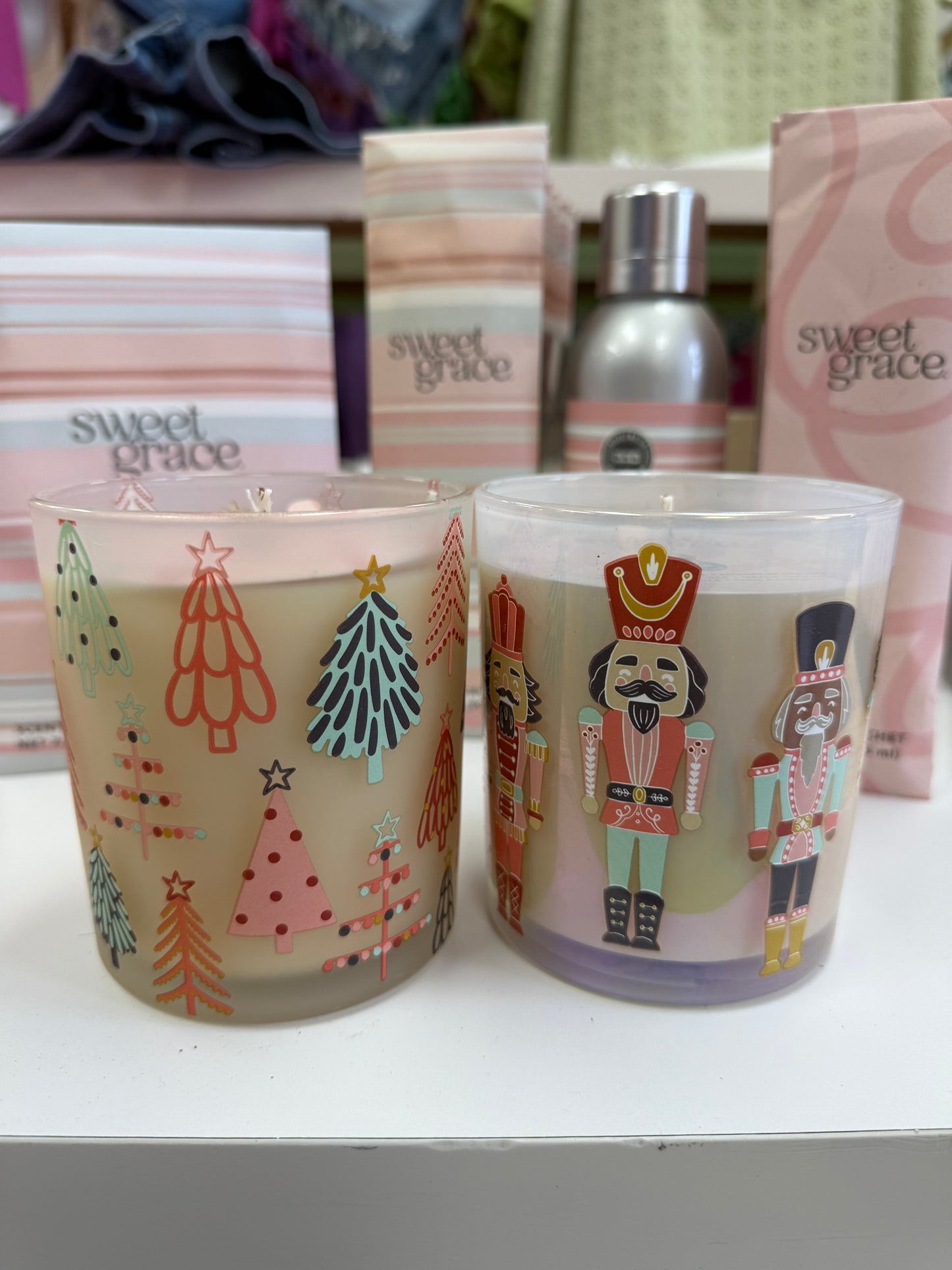 Sweet Grace Nutcracker Candle
