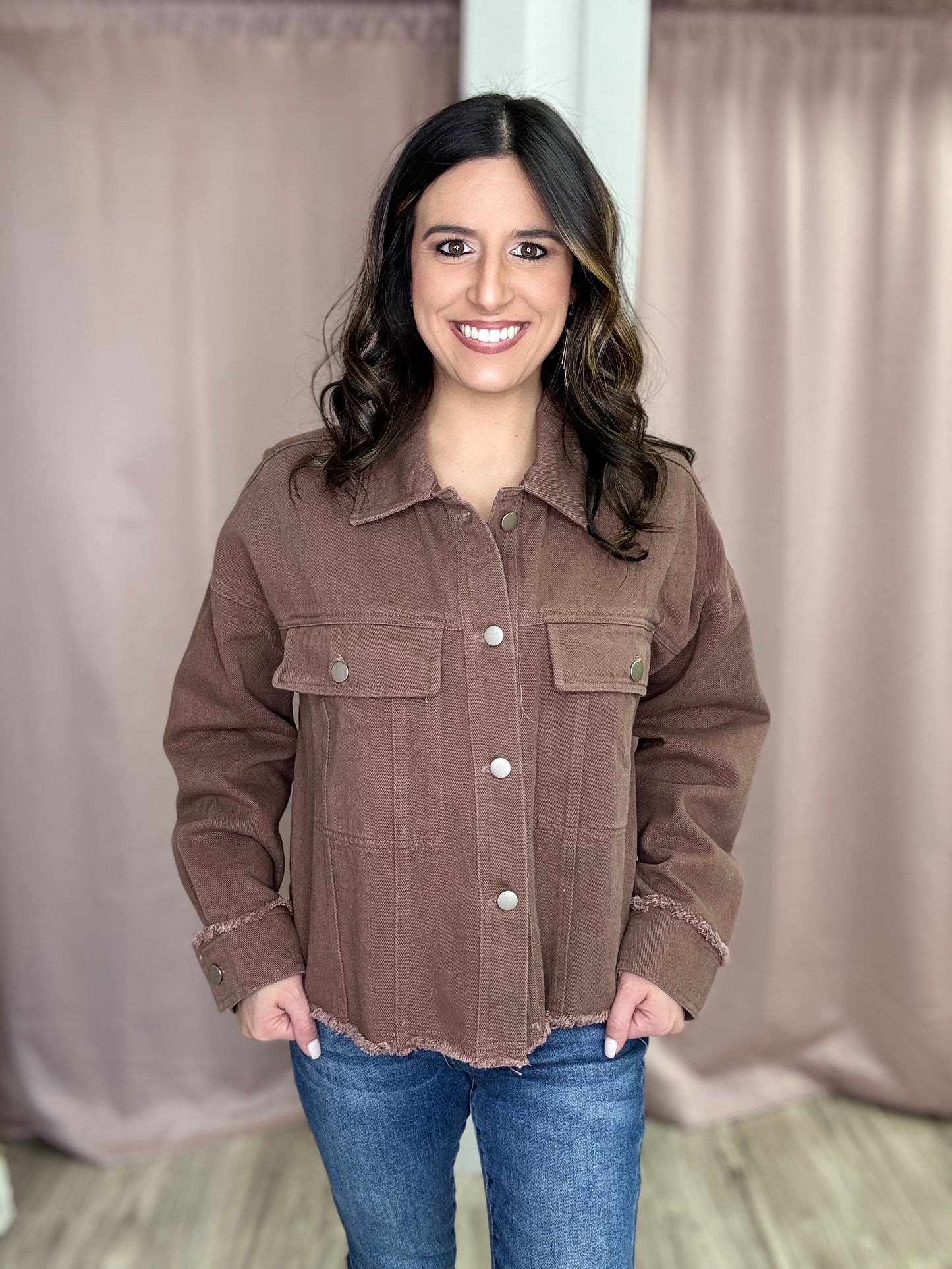 Fringy Denim Jacket