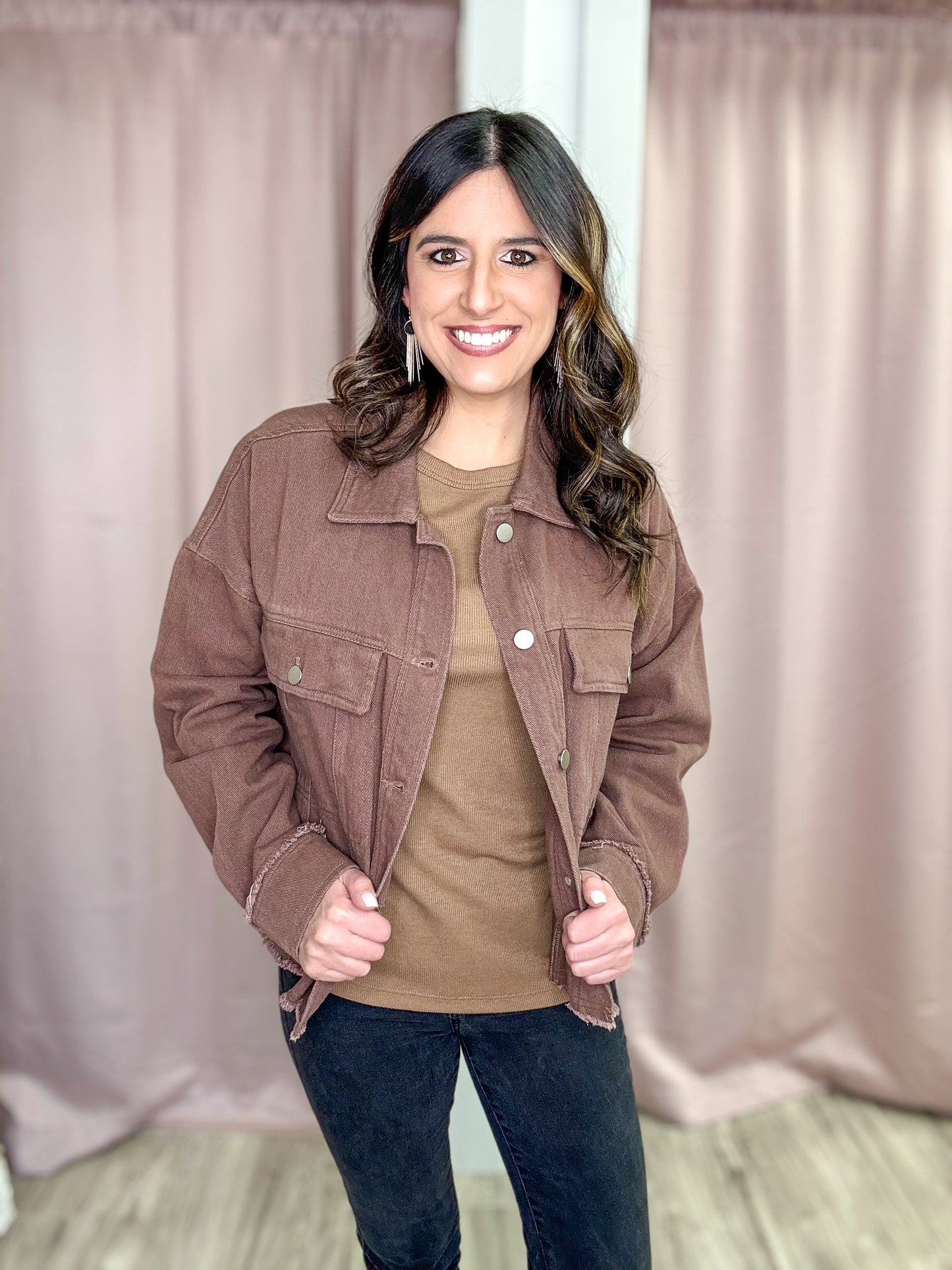 Fringy Denim Jacket