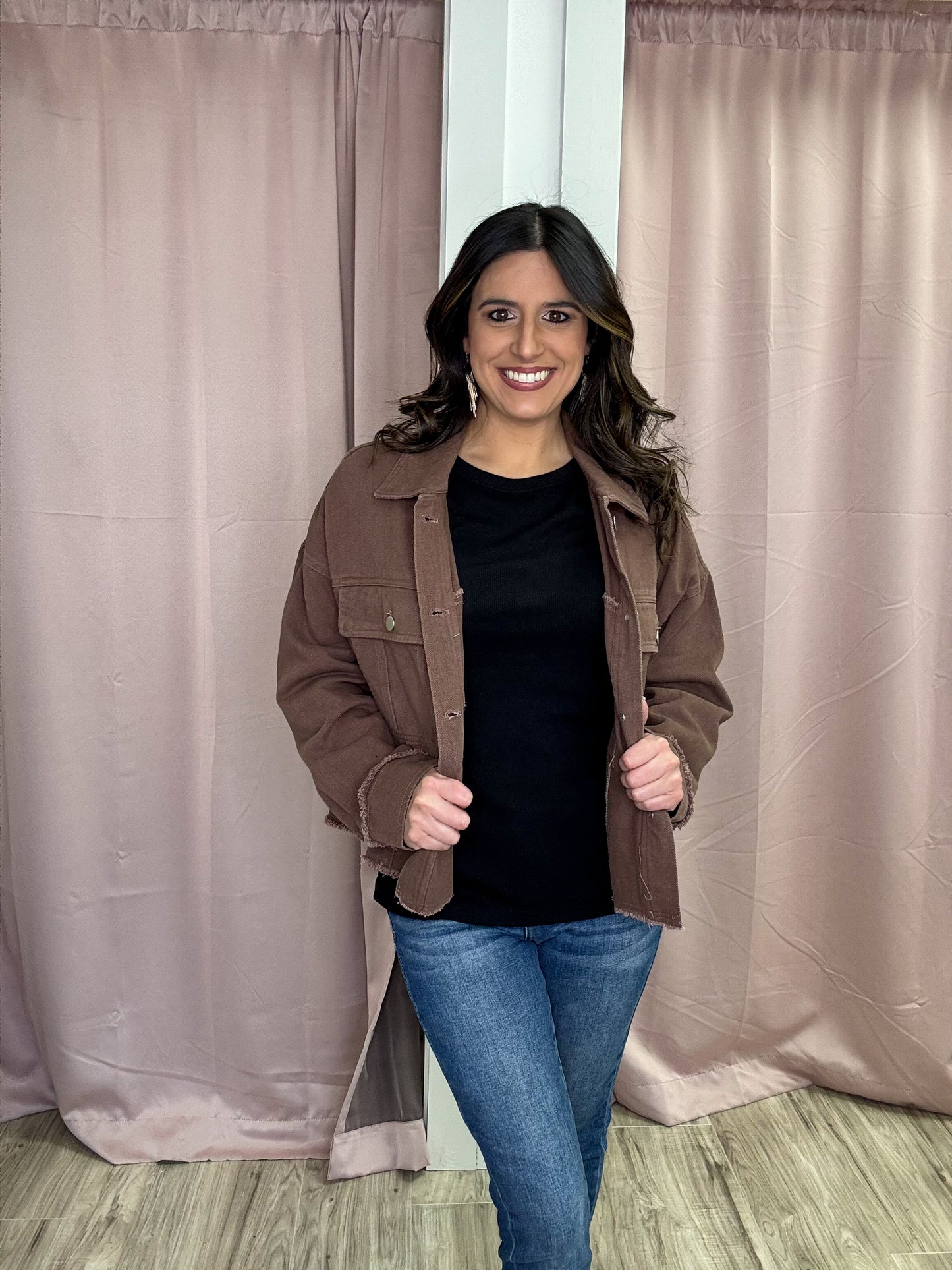 Fringy Denim Jacket