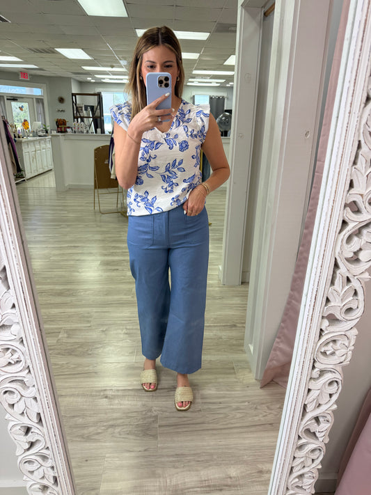 Bye Bye Blues Pants