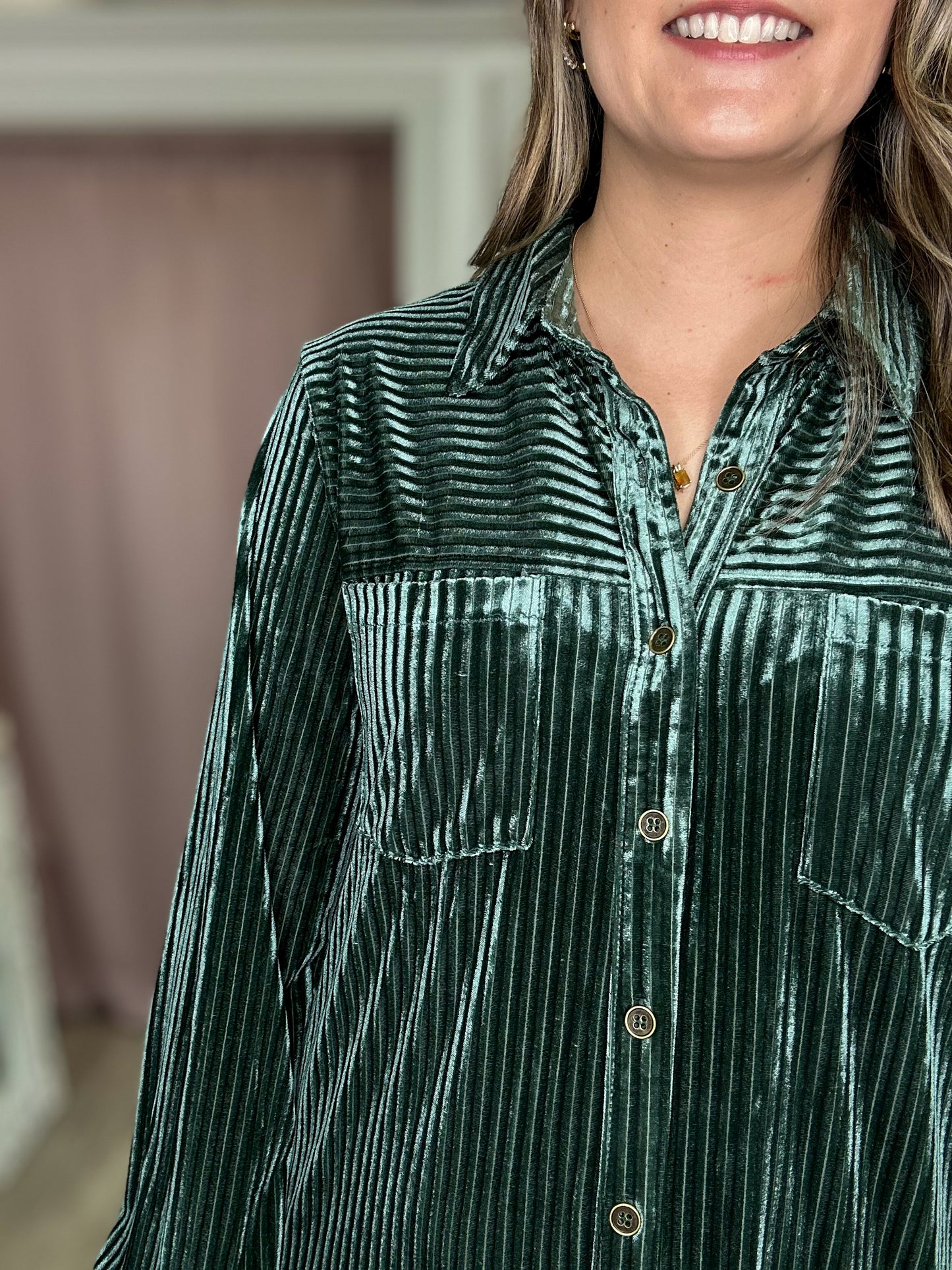 Holiday Sage Dress