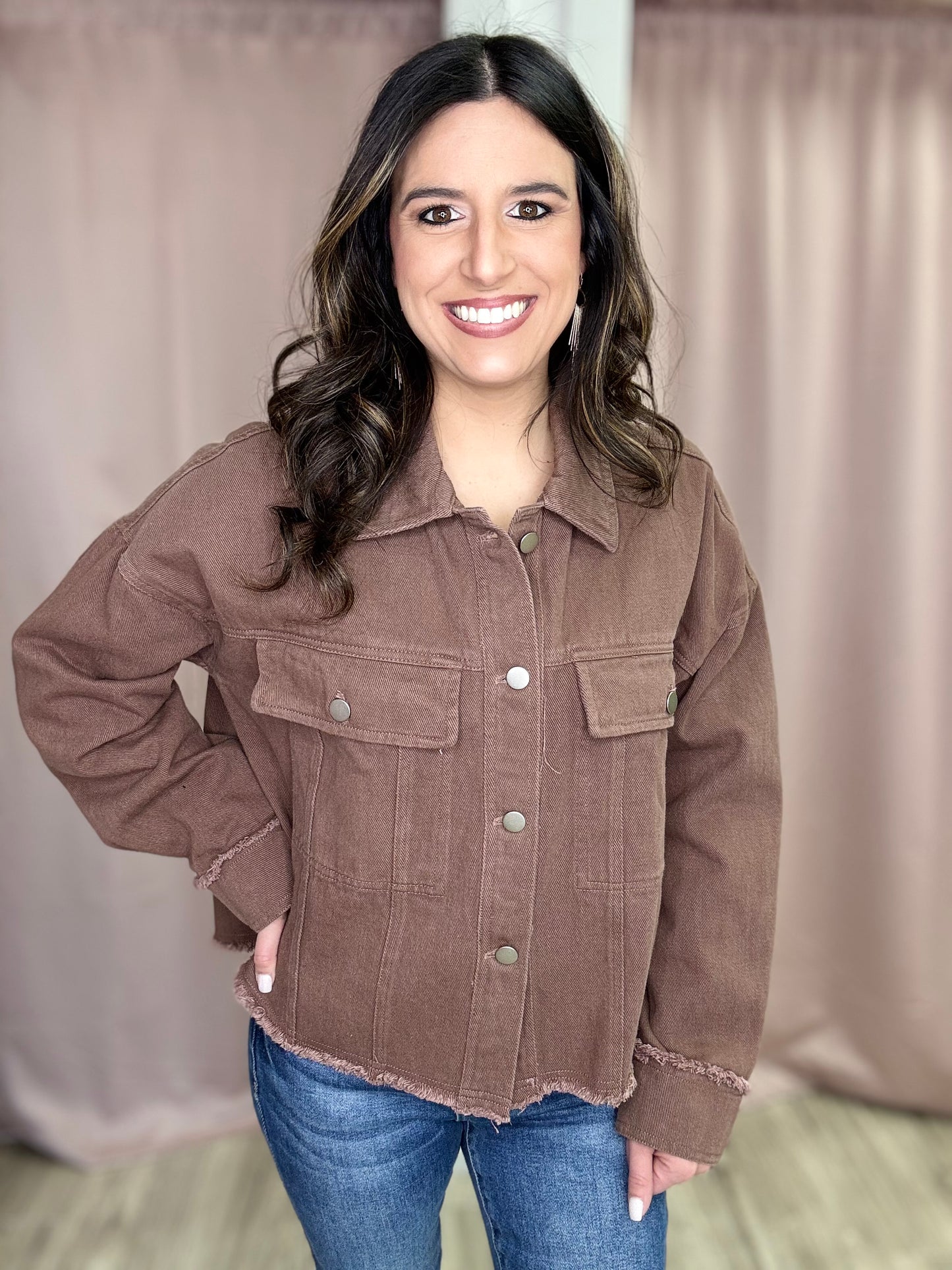 Fringy Denim Jacket