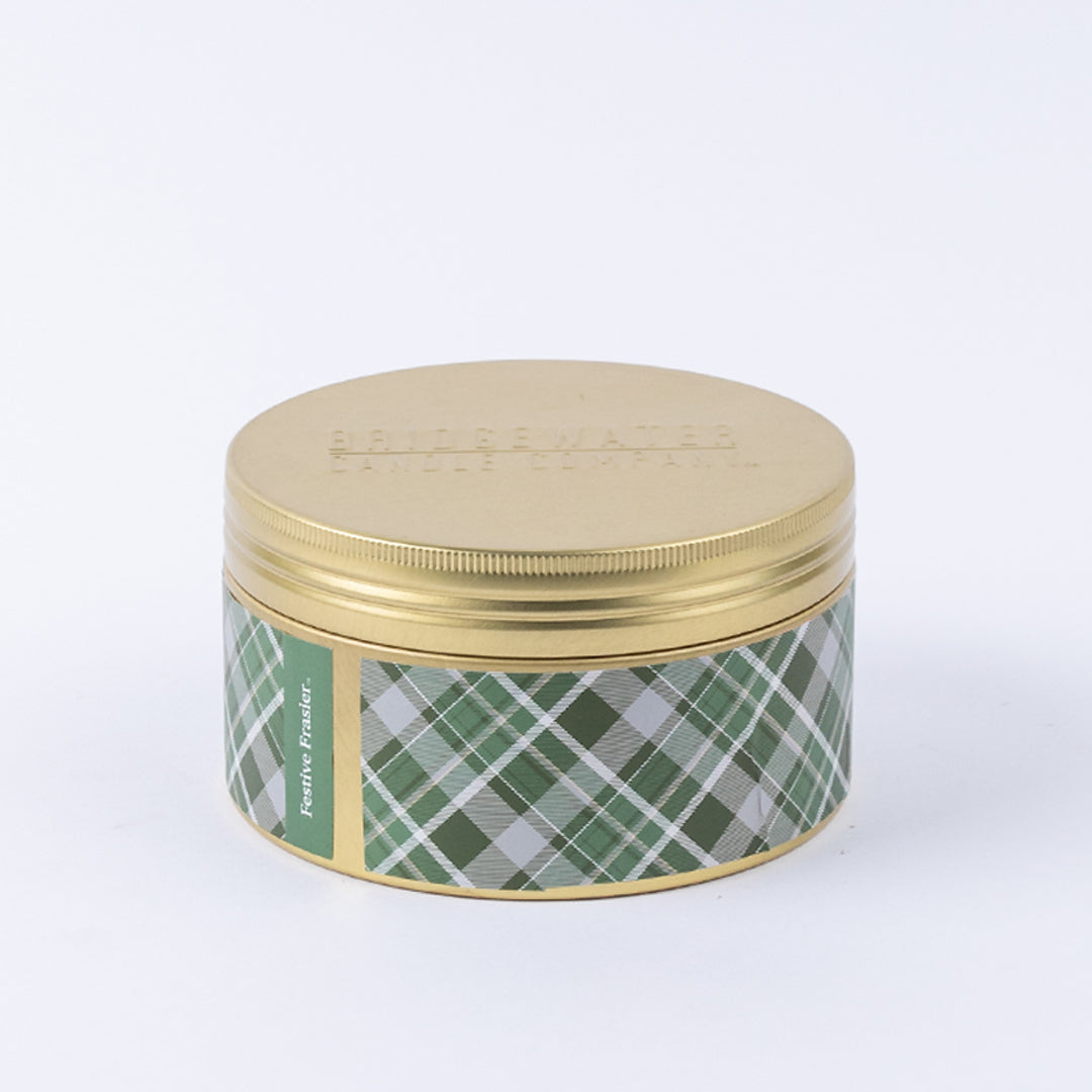 Festive Frasier Tin Candle