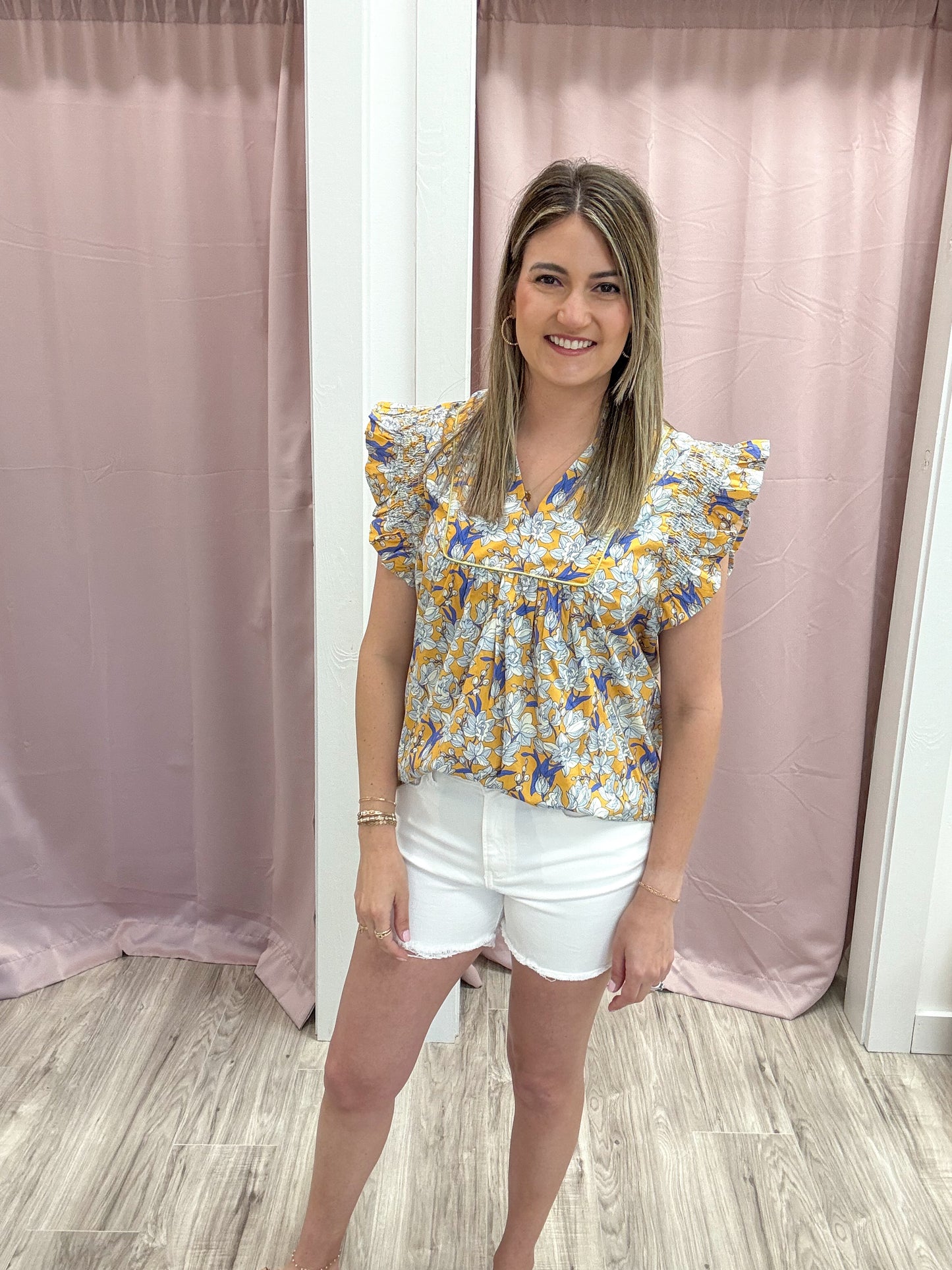 Spring Floral Top