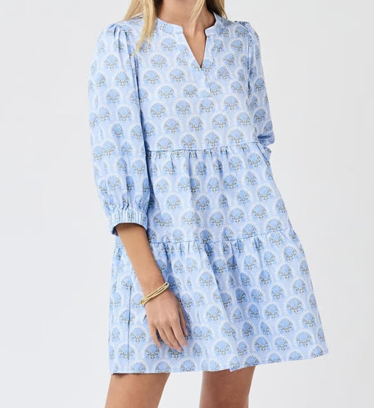Blue Blooms Dress
