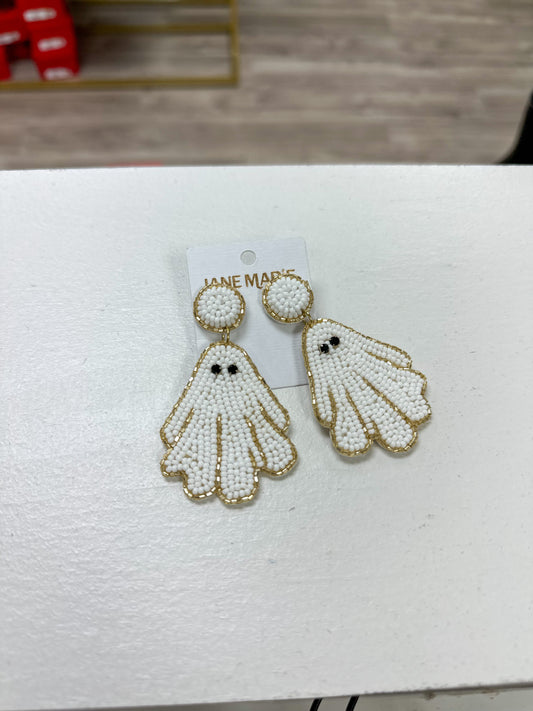 Ghost Beaded Earrings