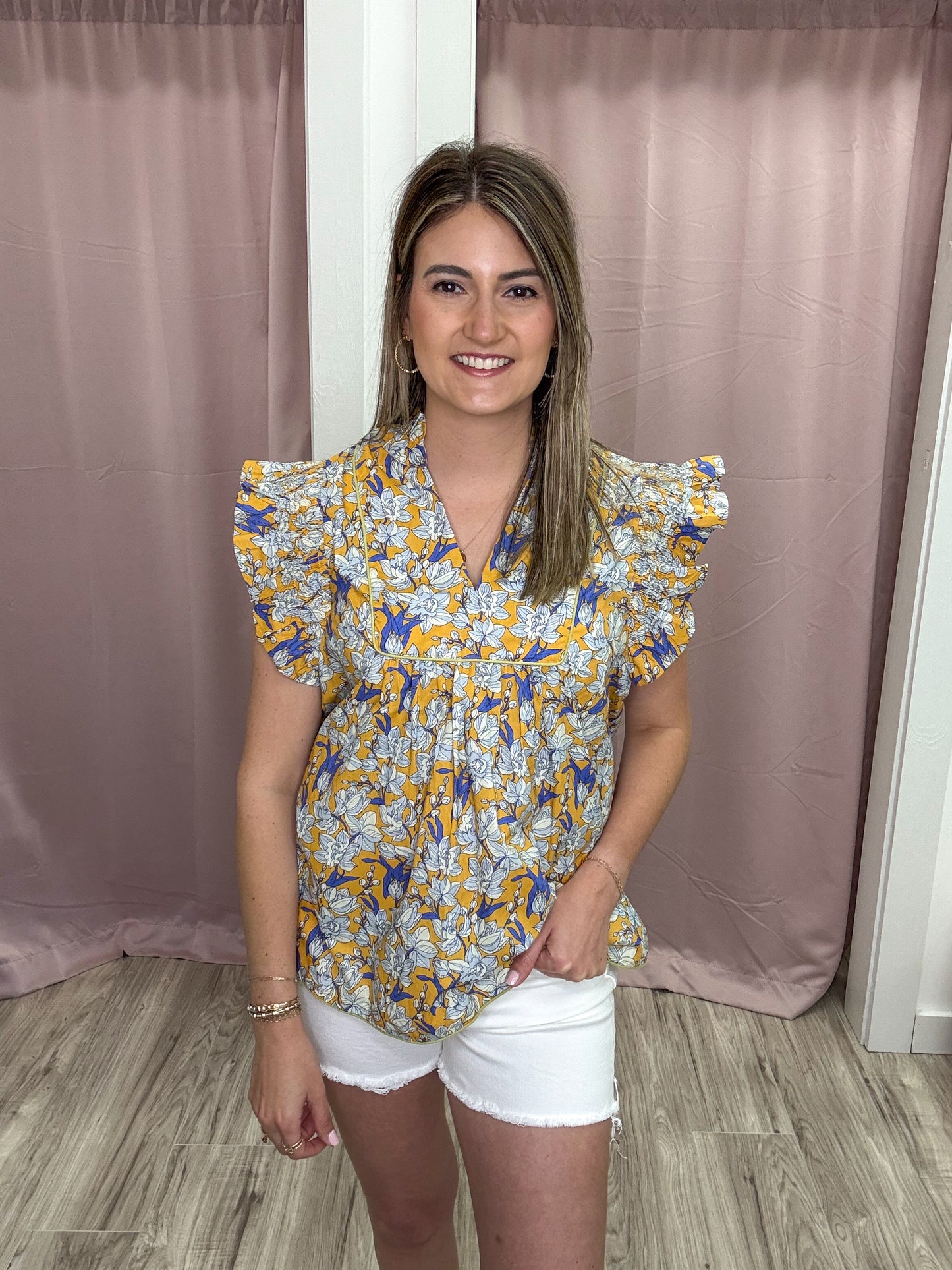 Spring Floral Top
