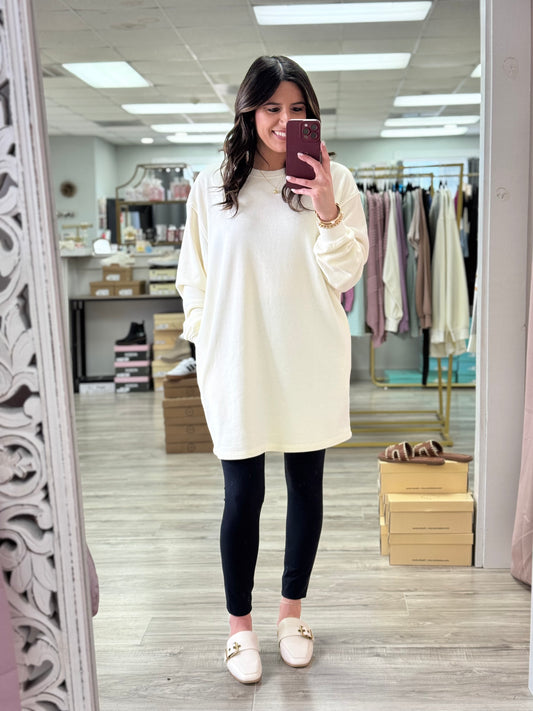 Lovely Sweatshirt Dress