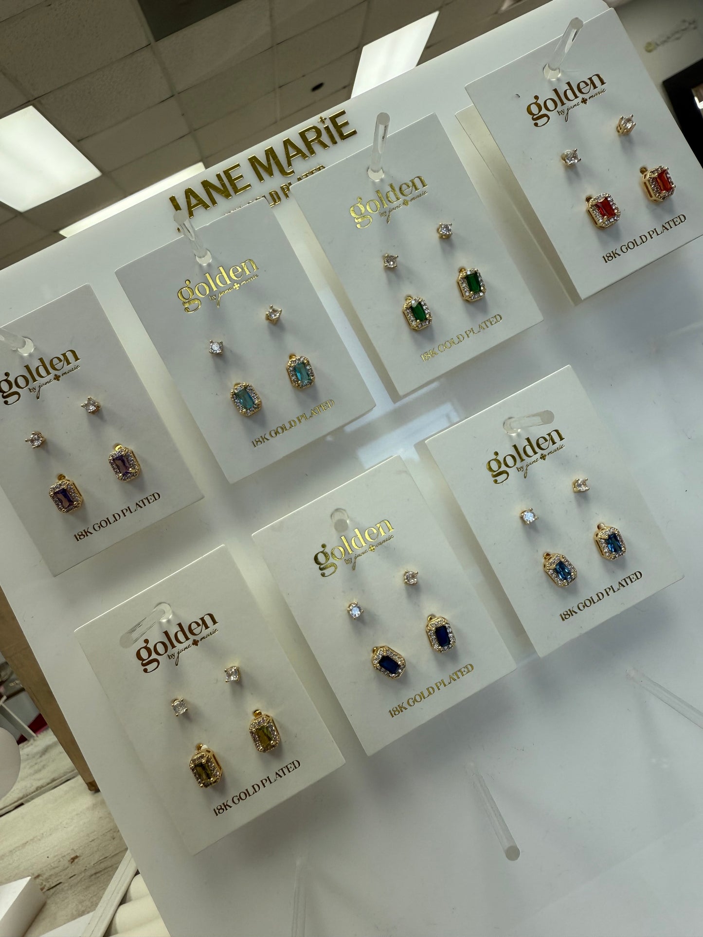 Birthstone Stud Set