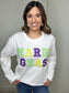Mardi Gras Sequin Long Sleeve Tee
