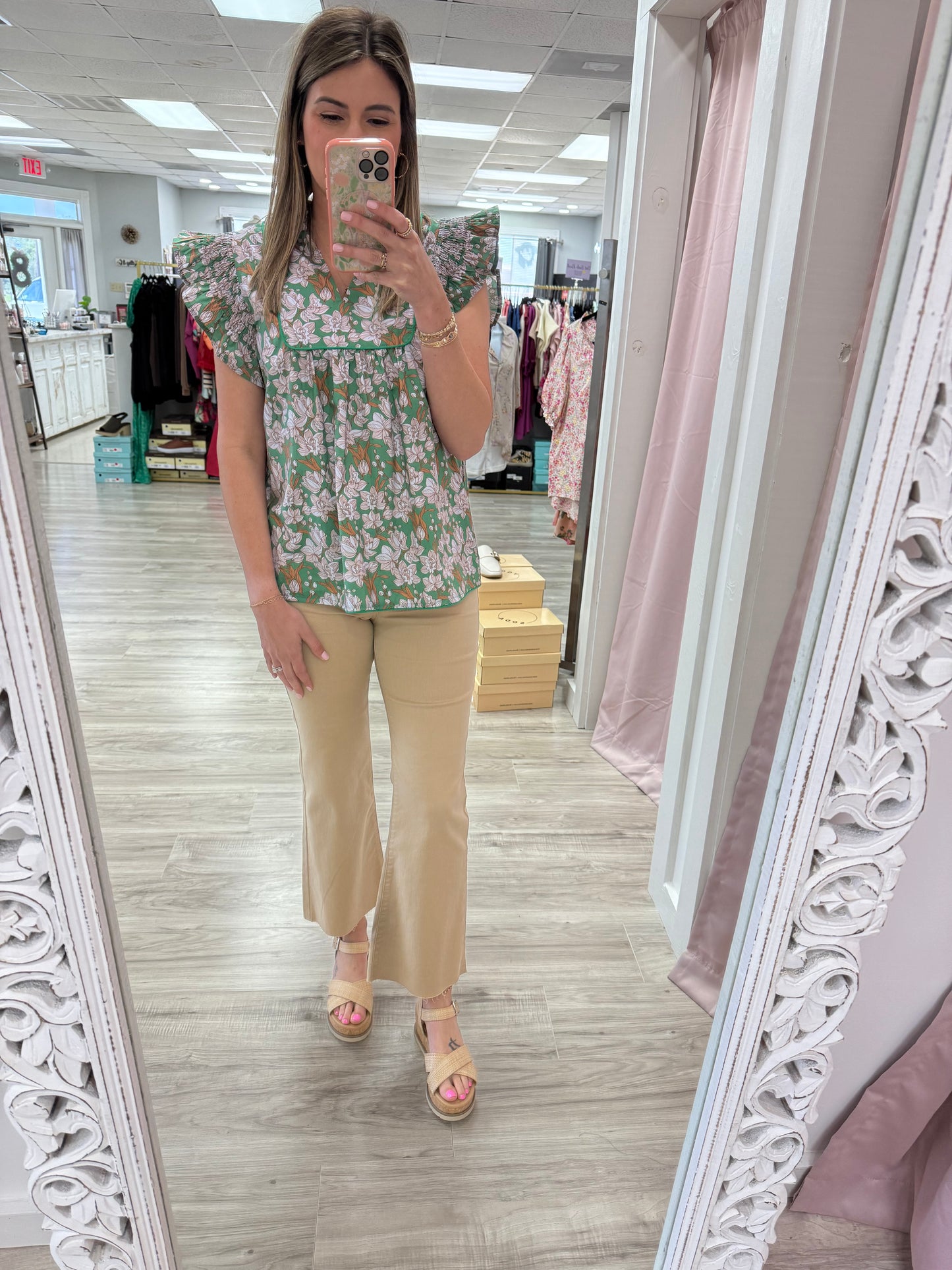 Spring Floral Top