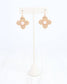 Pixie Cross and Pearl Earrings
