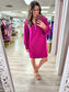 Charming Magenta Dress