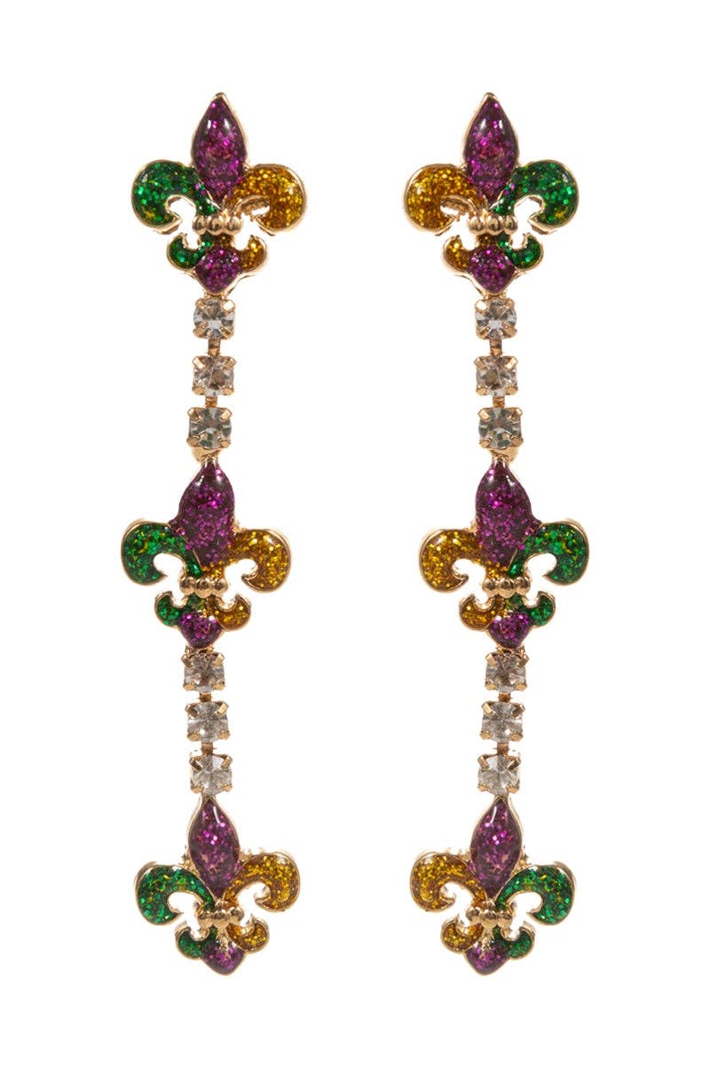 MG Fleur De Lis Earrings
