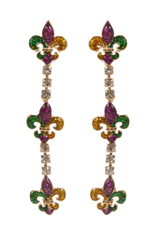 MG Fleur De Lis Earrings