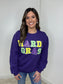 Mardi Gras Sequin Sweatshirt