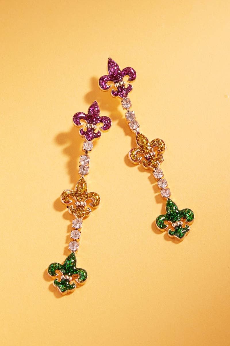 MG Fleur De Lis Earrings