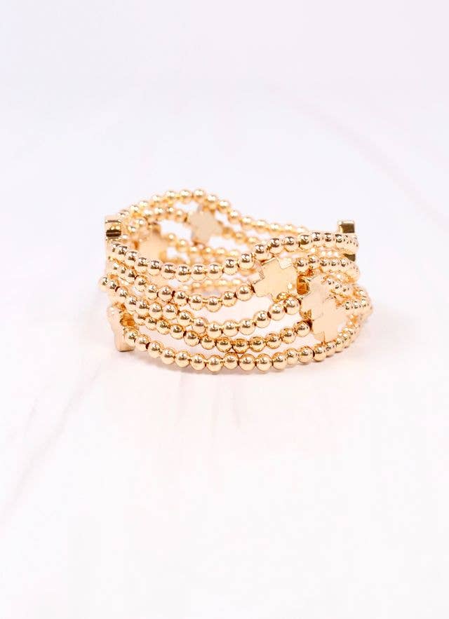 Olivia Cross Bracelet Set