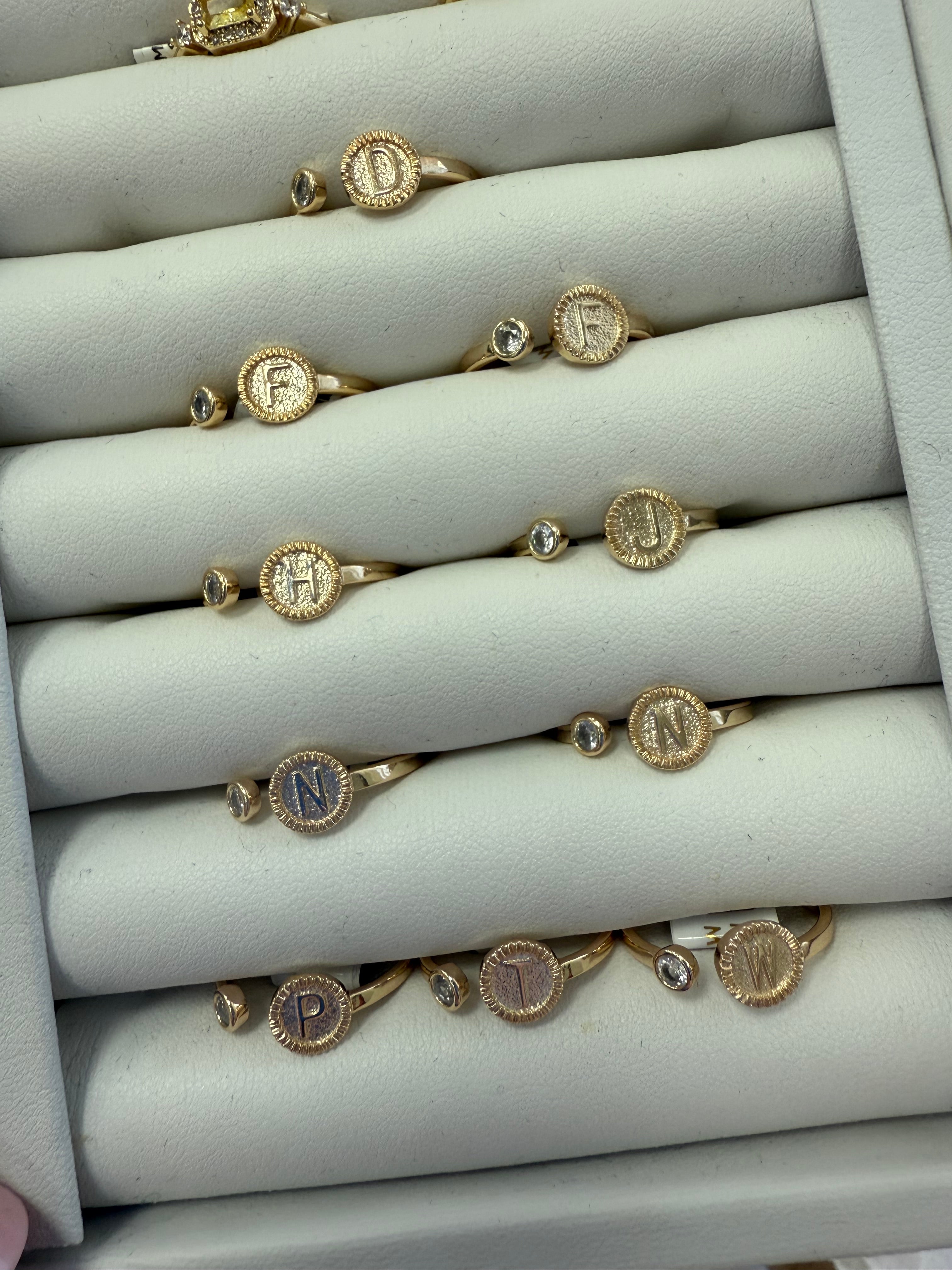 Initial Ring – Envy Clothing LLC