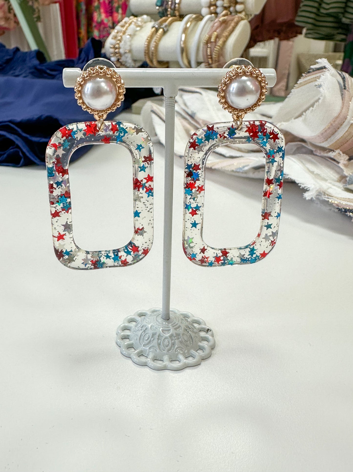 Pearls & Stars Earrings