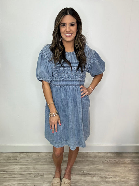 Blue Jean Baby Dress
