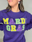 Mardi Gras Sequin Sweatshirt