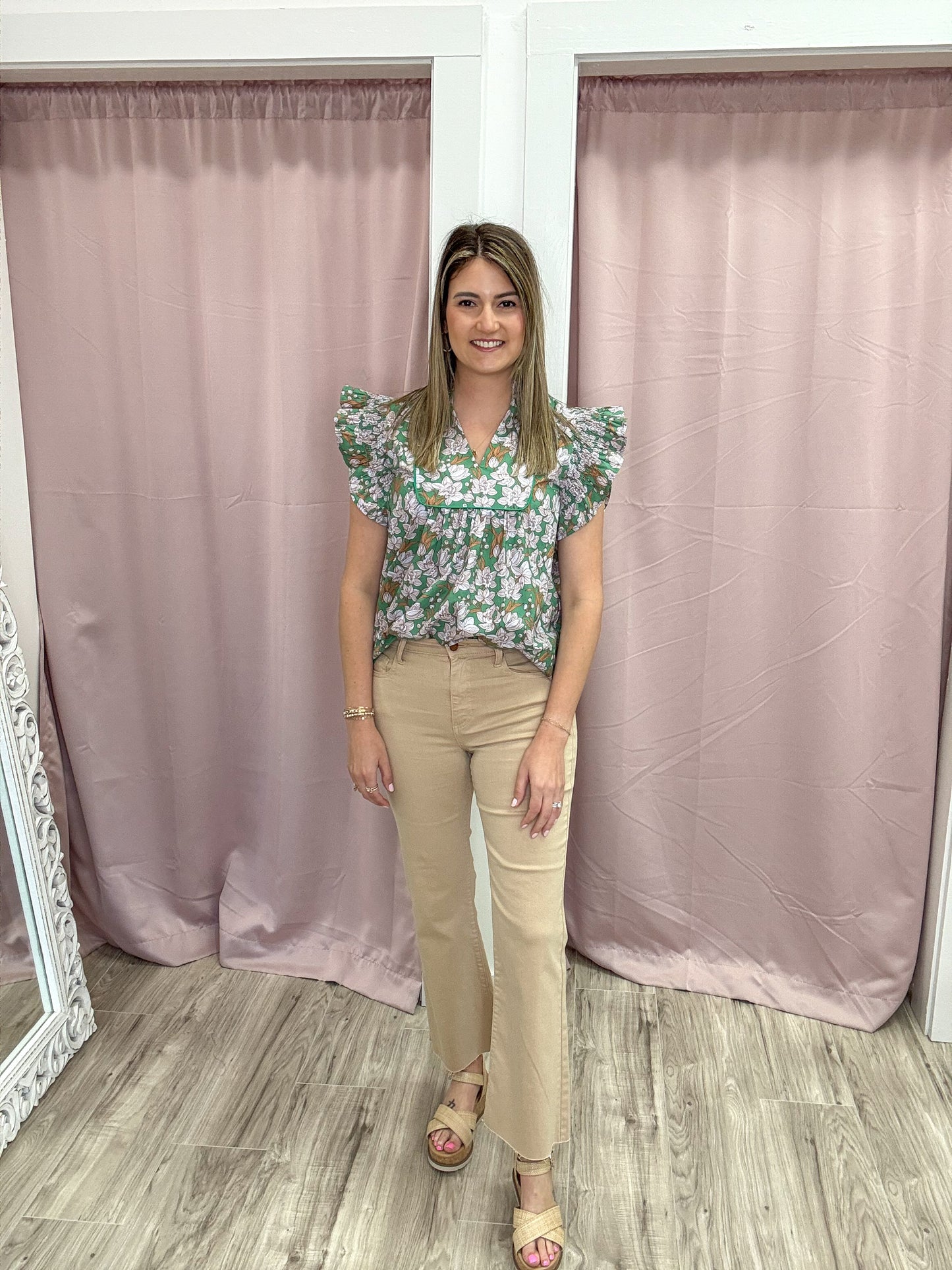 Spring Floral Top