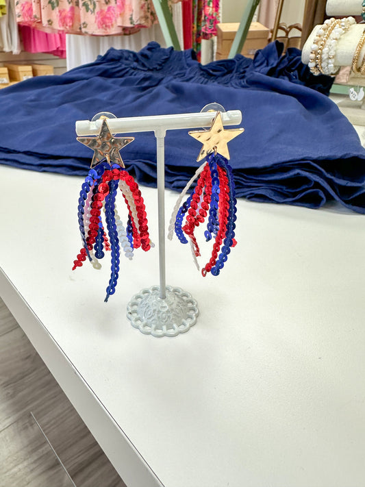 Sequin Firework Earrings