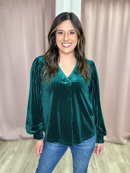 Holiday Velvet Top