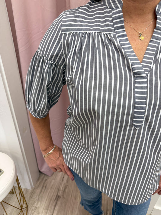 Smoky Striped Top