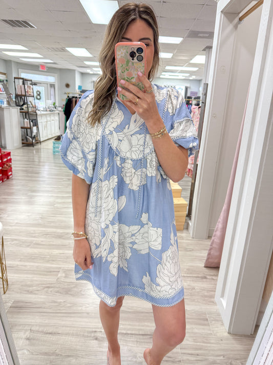 Misty Blue Dress