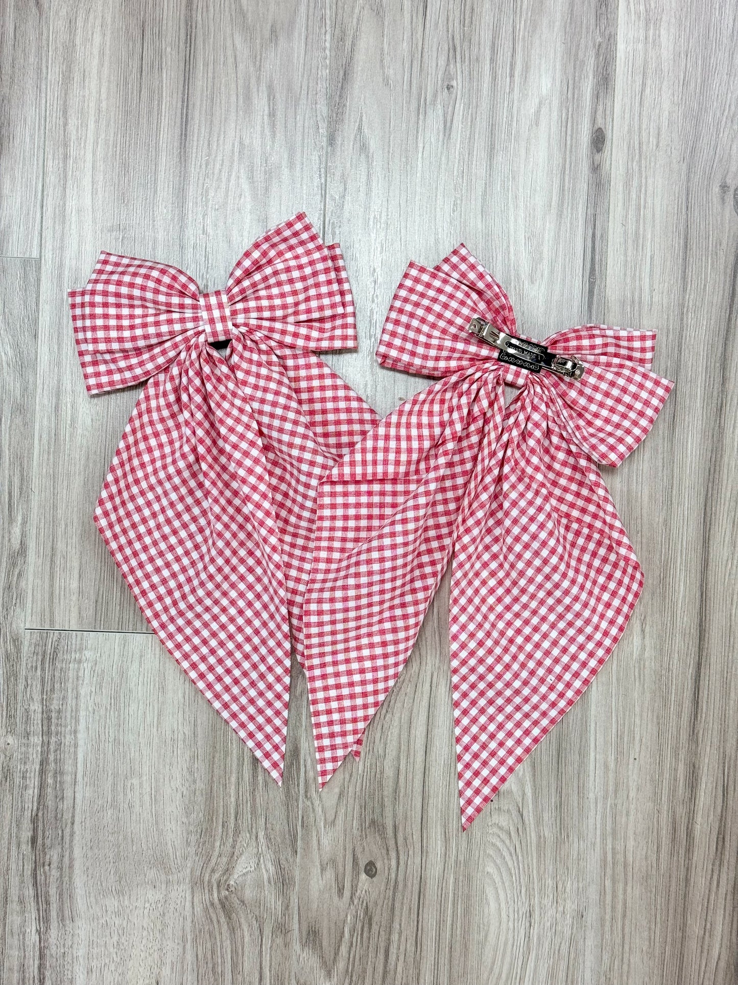 Plaid Hair Bows