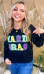 Mardi Gras Sequin Long Sleeve Tee