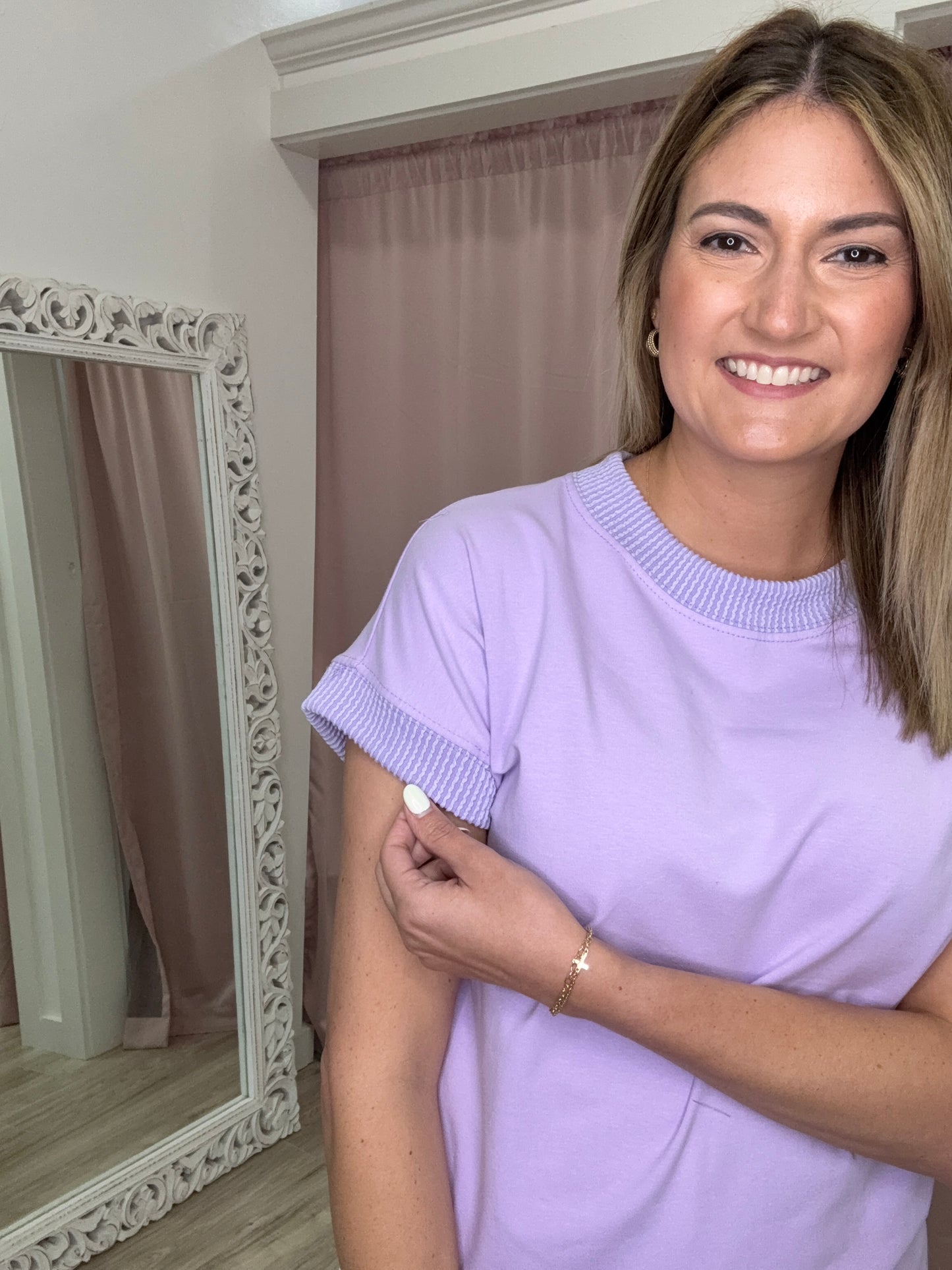 Lavender Look Top