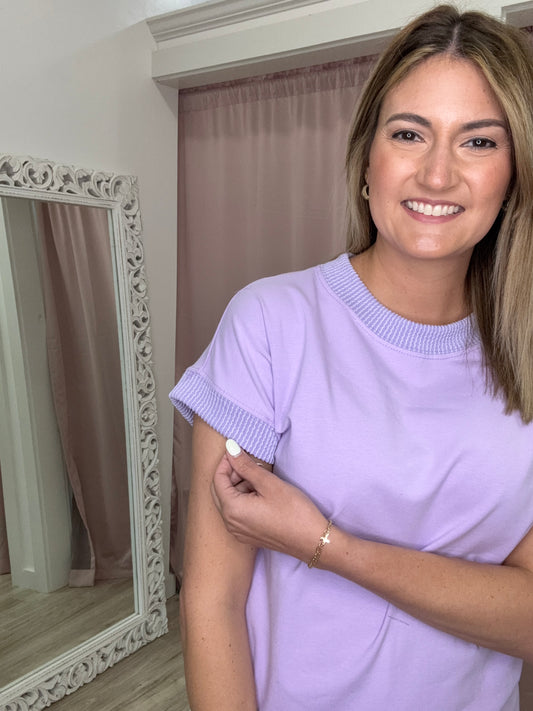 Lavender Look Top