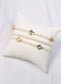 Mae Cross Pearl Bracelet Set