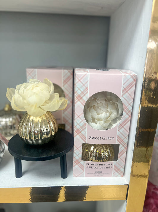 Sweet Grace Gold Flower Diffuser