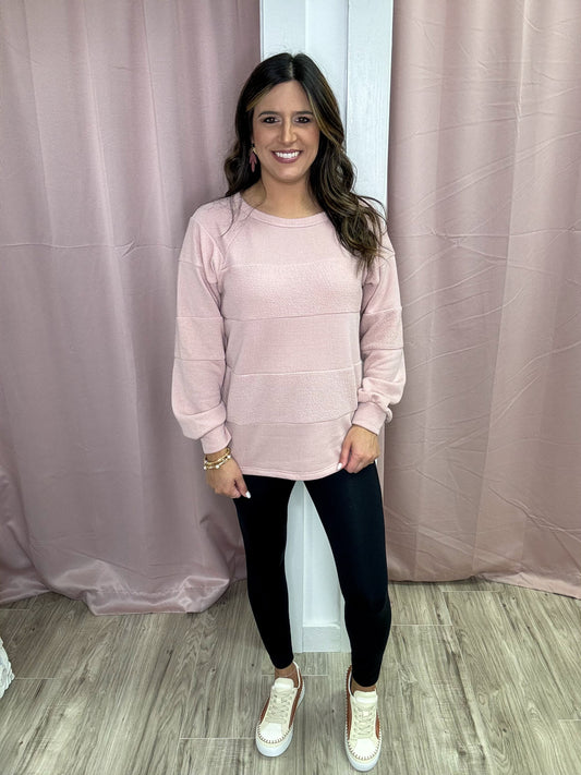 Cozy & Blushing Top