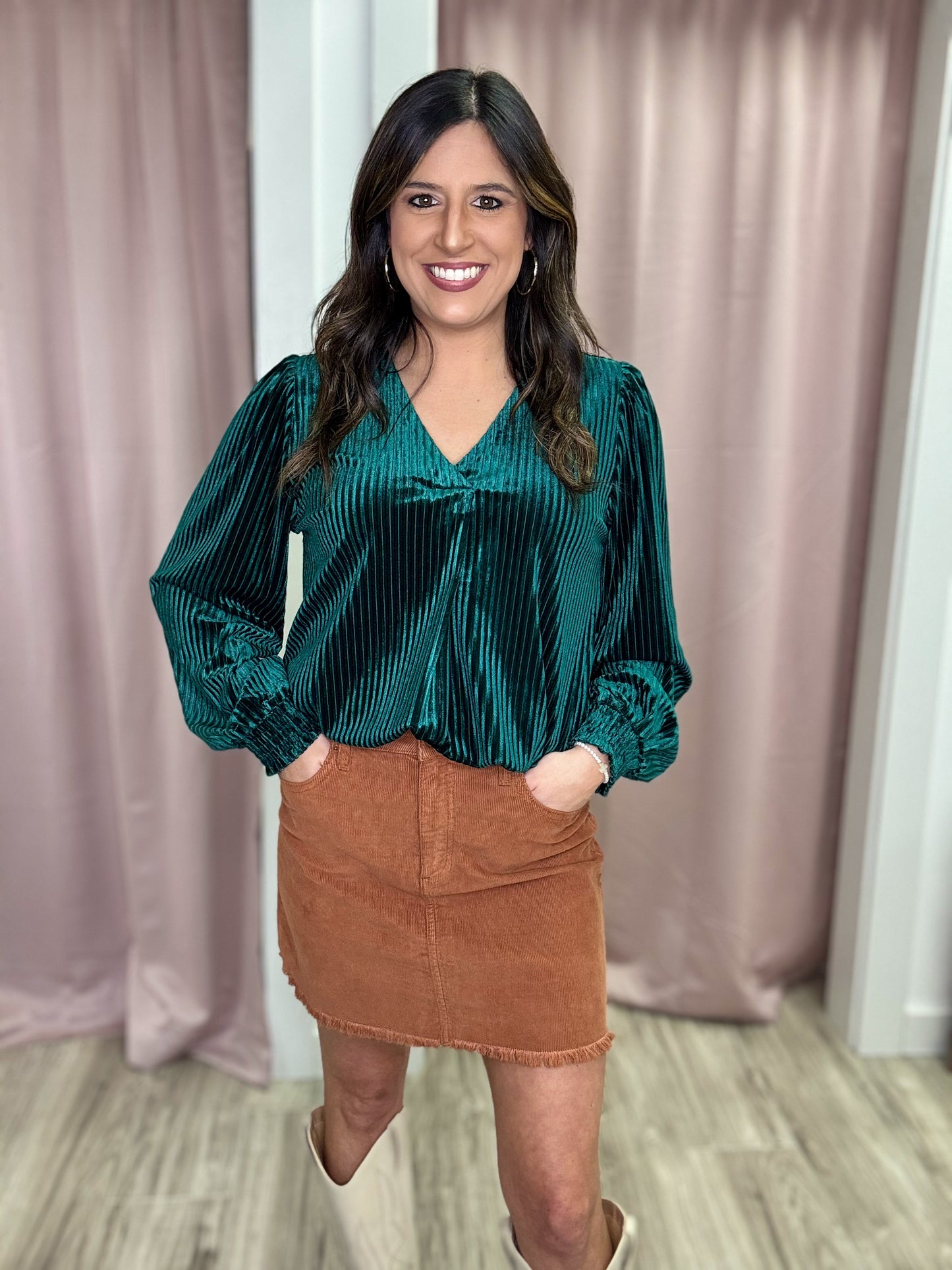 Holiday Velvet Top