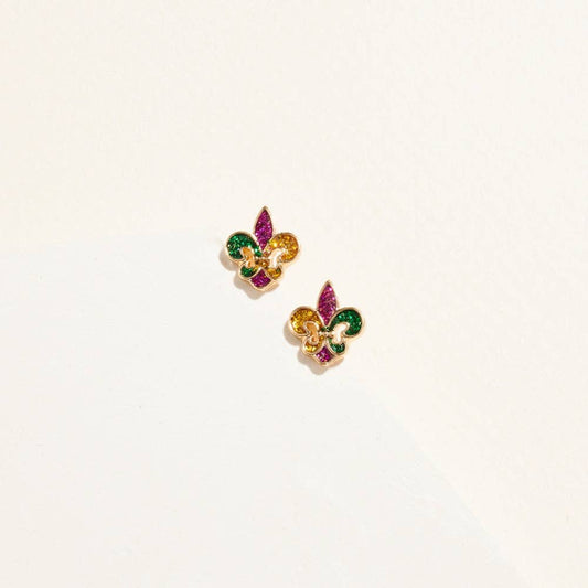 MG Fleur De Lis Studs