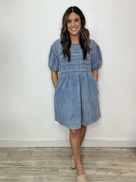 Blue Jean Baby Dress