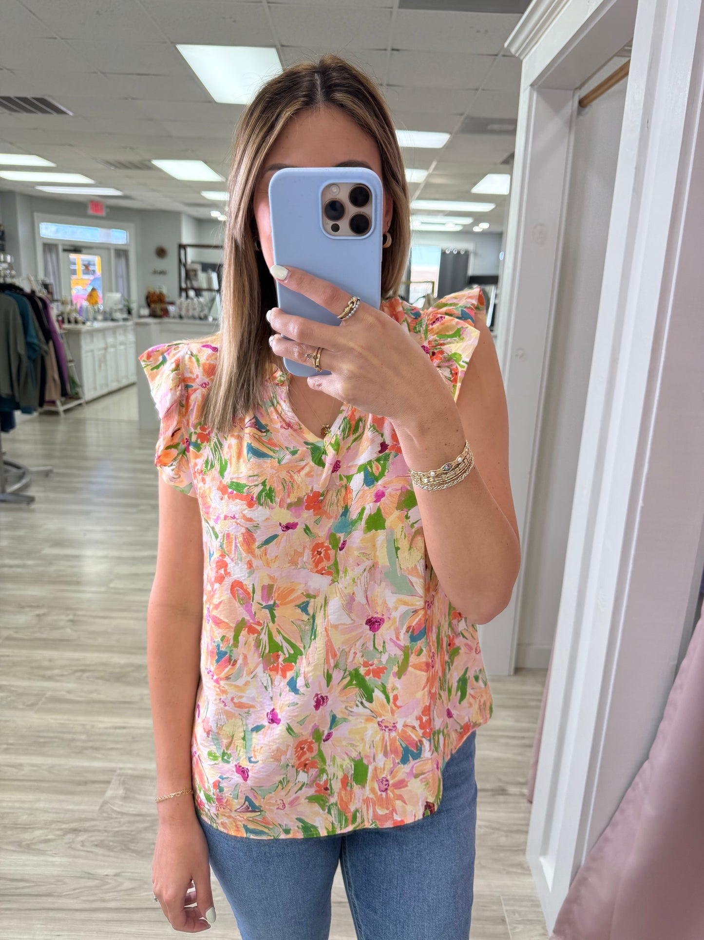 Sunset Bloom Top