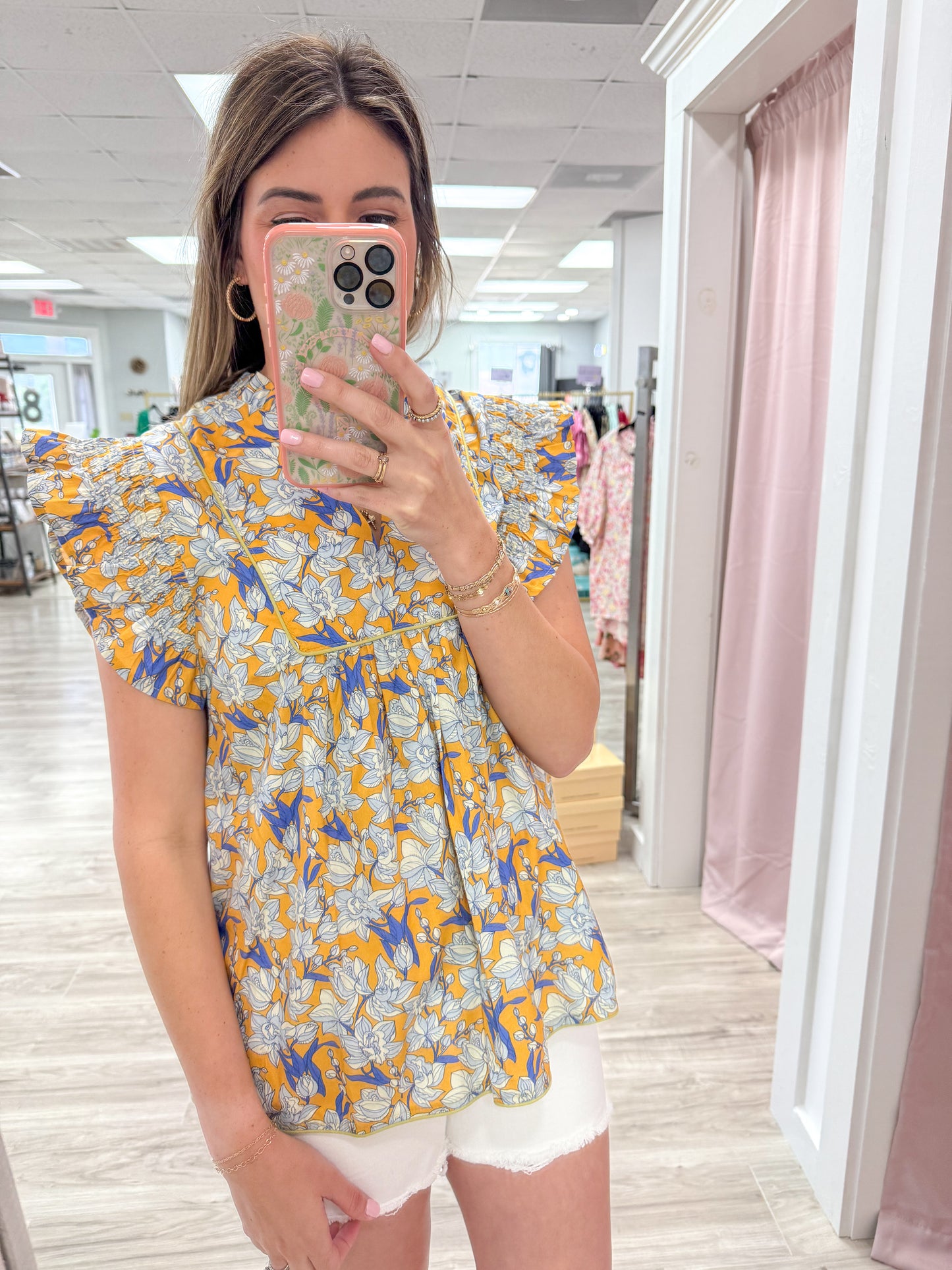 Spring Floral Top