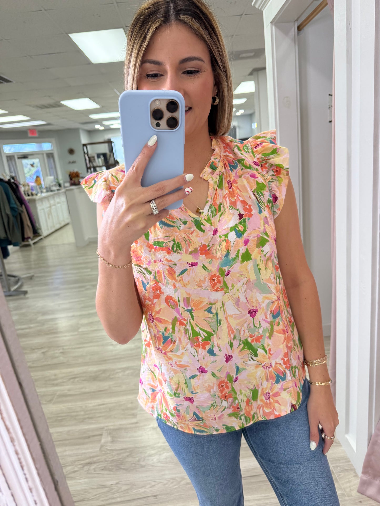 Sunset Bloom Top