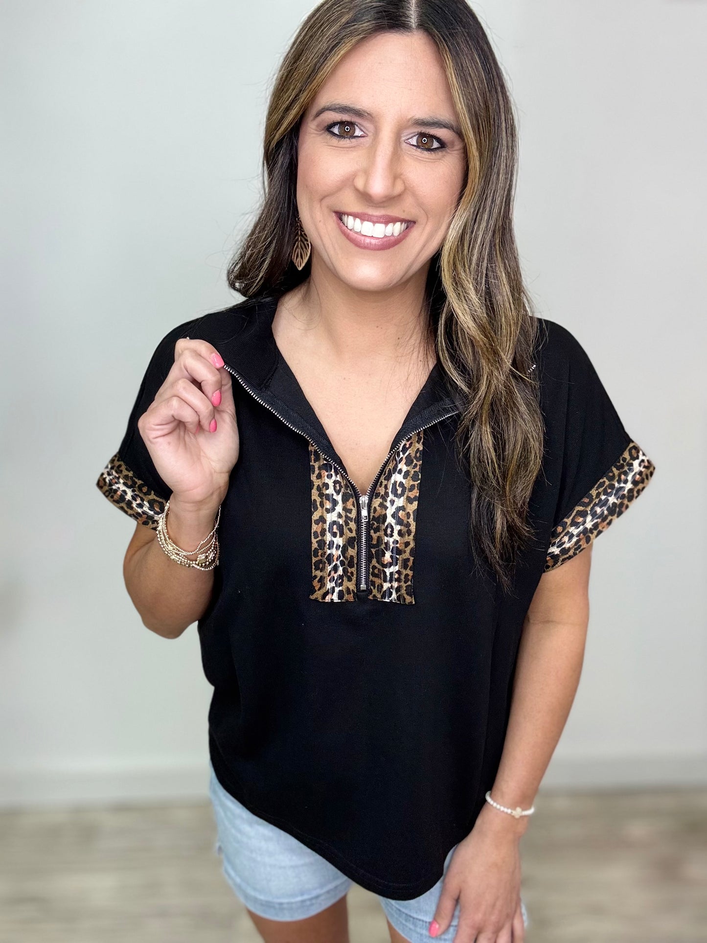 Loving Leopard Top