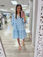 Blue Blooms Dress