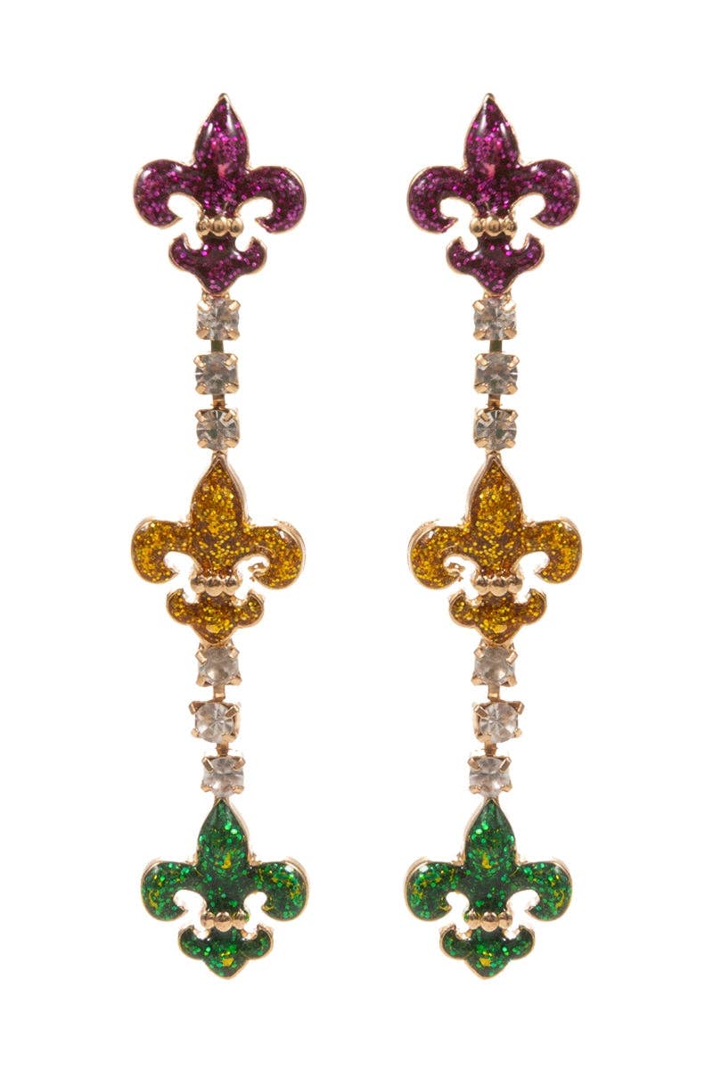 MG Fleur De Lis Earrings