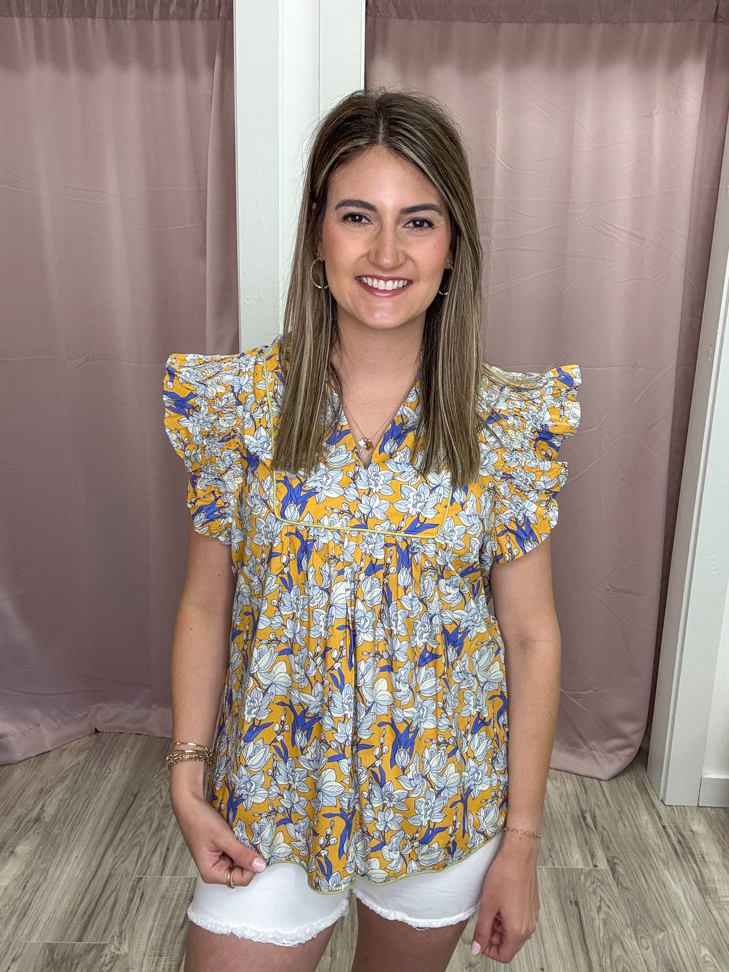 Spring Floral Top