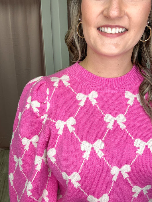 Pretty In Pink Sweater